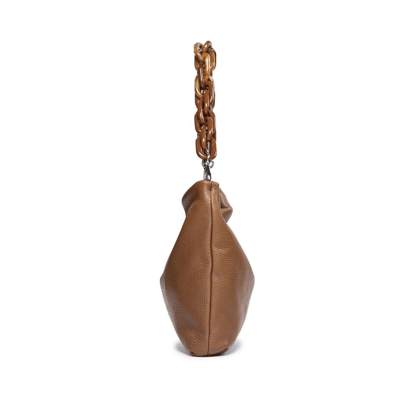 pochette brenda in pelle marrone