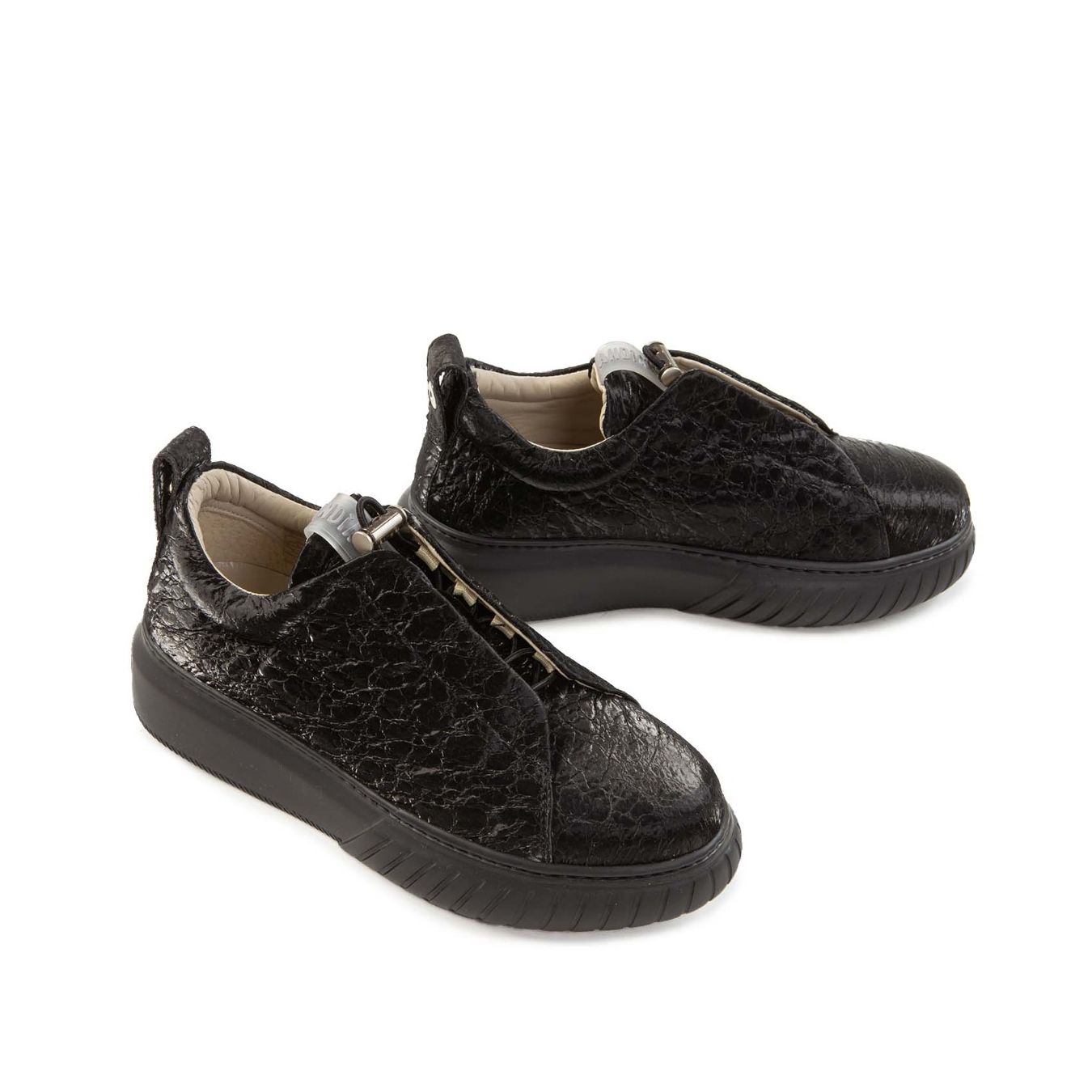 sneakers LIBI UNI in pelle nera andia fora