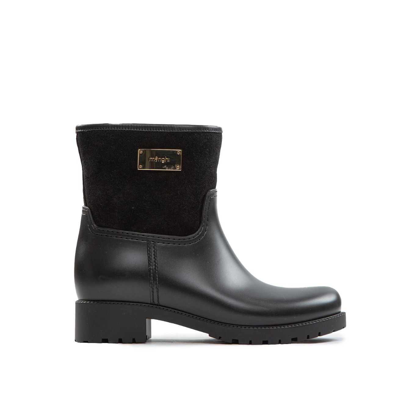 galoscia bimateriale nera 