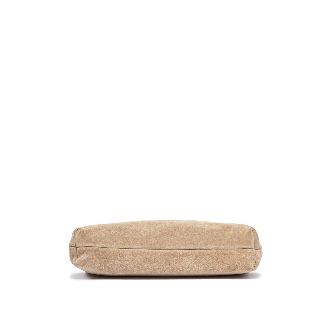fondo clutch camoscio beige