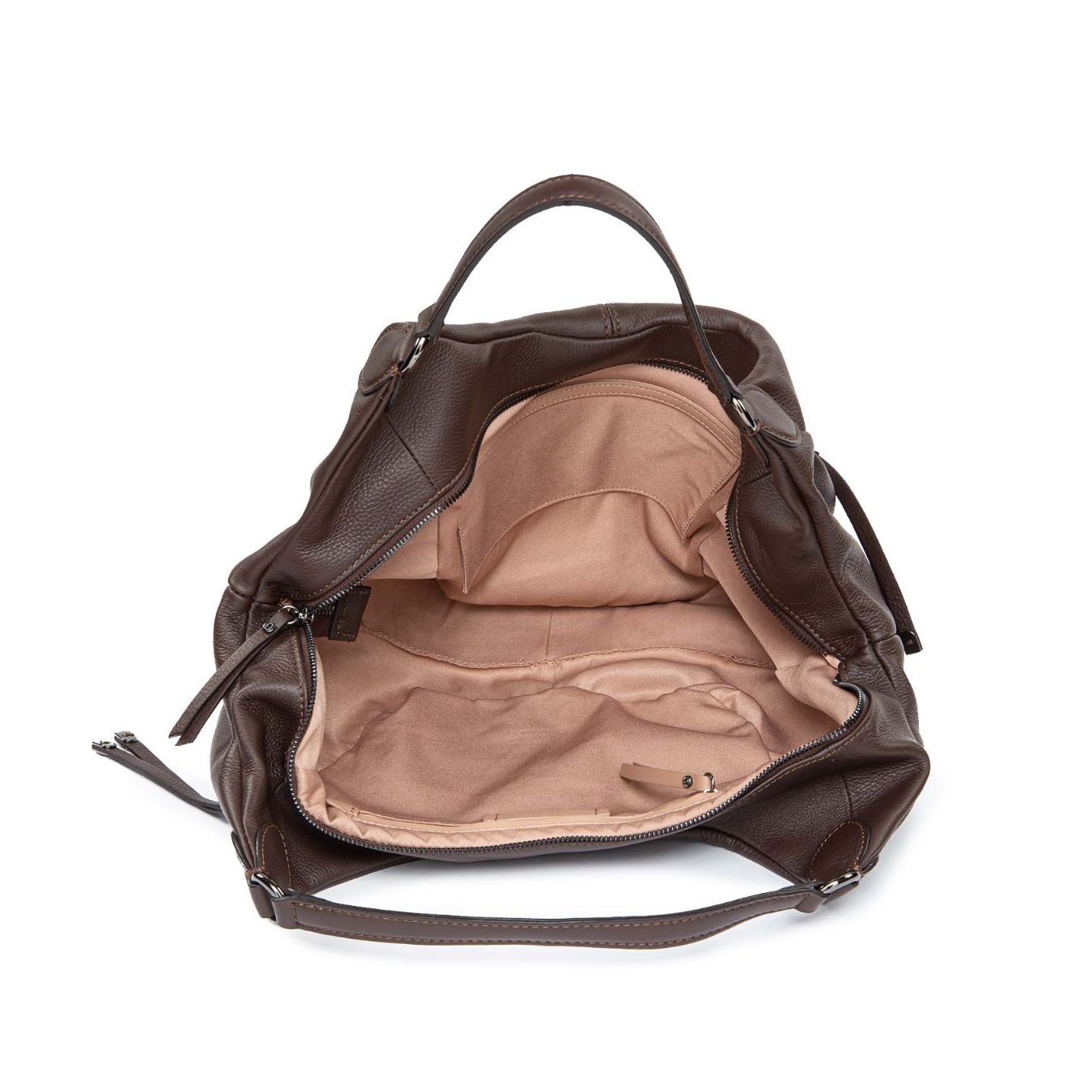 interno shopper pelle bordeaux