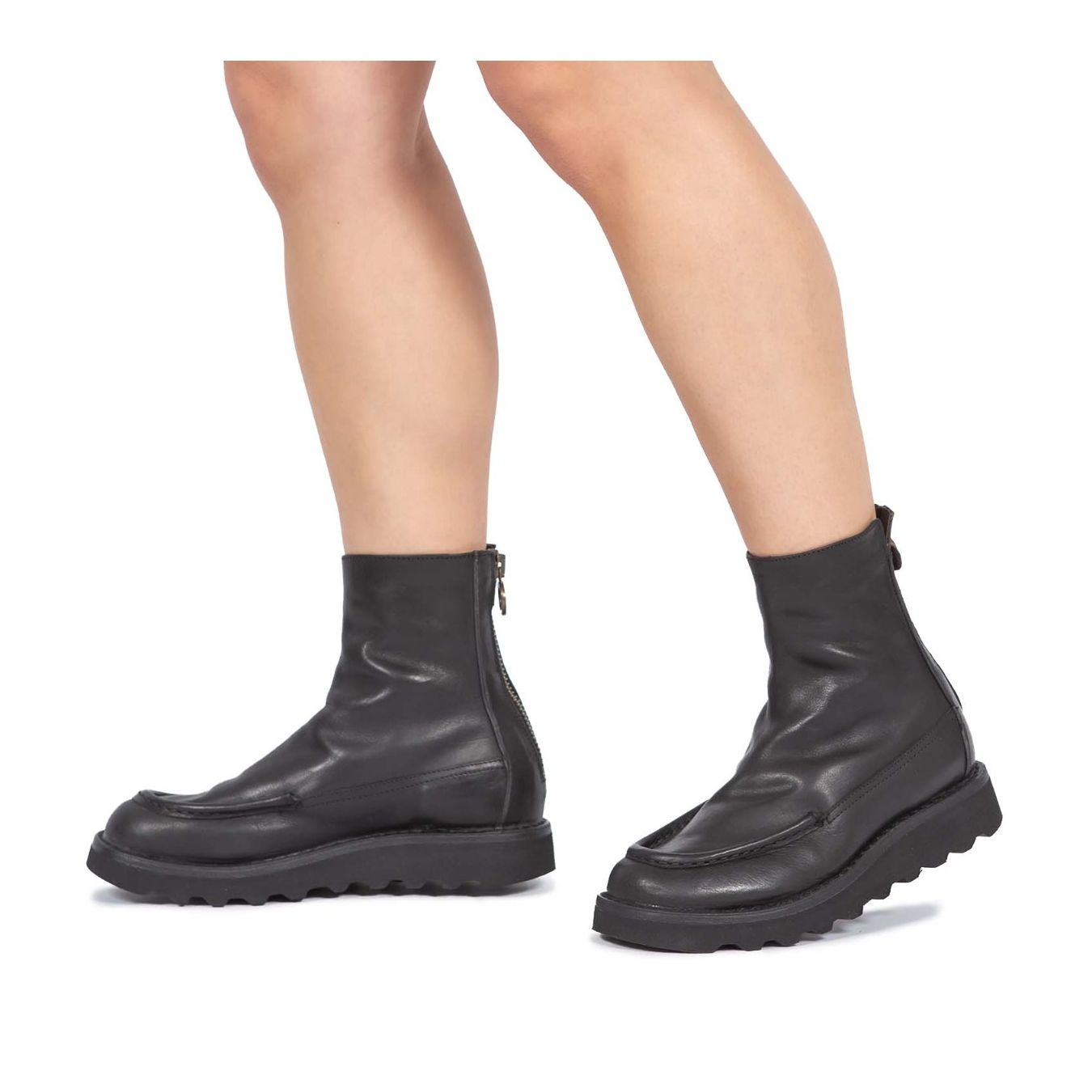 fondo antiscivolo biker pelle nera
