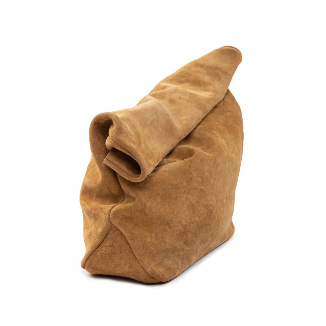 clutch chiusura calamita in camoscio cuoio lato