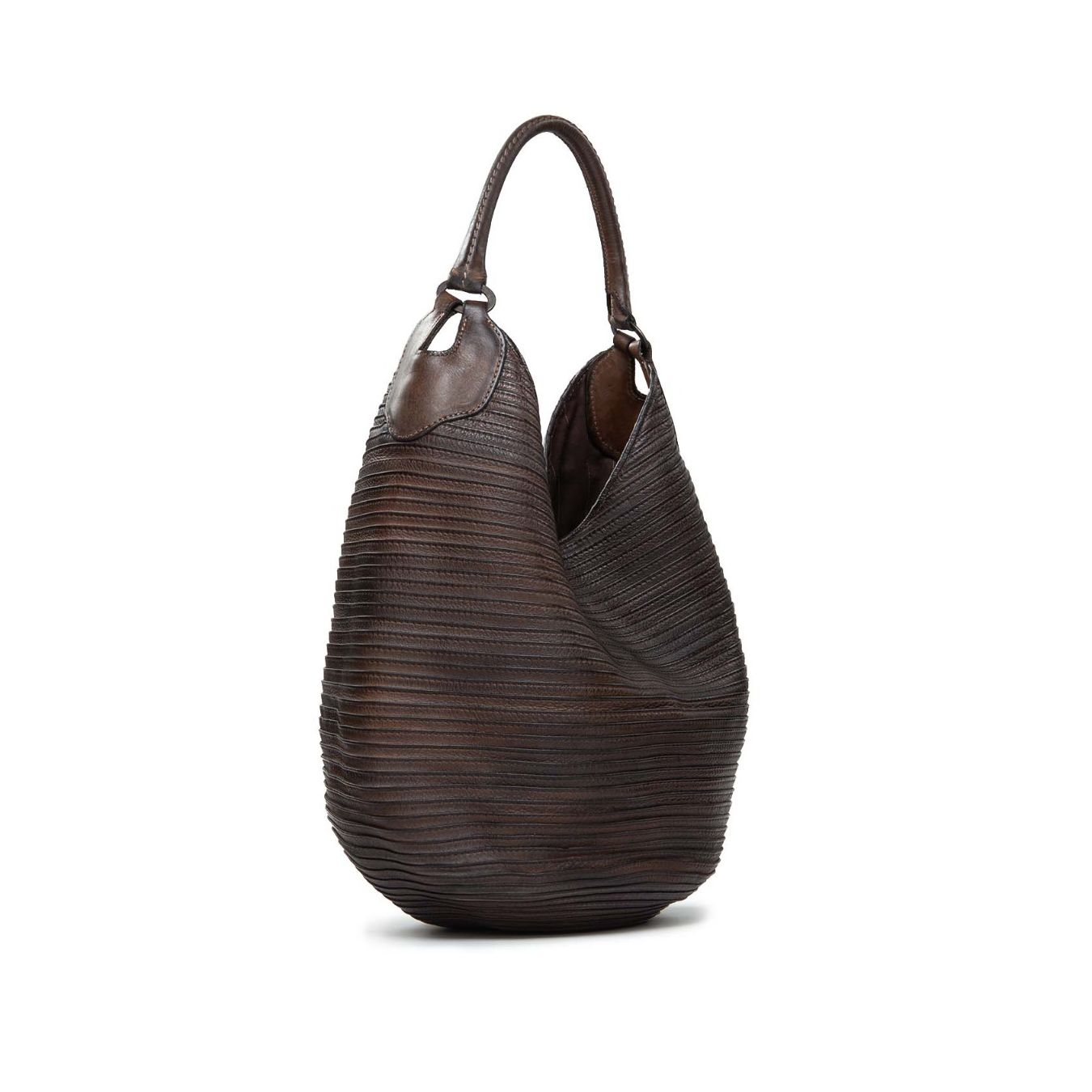 shopper pelle extracioccolato majo