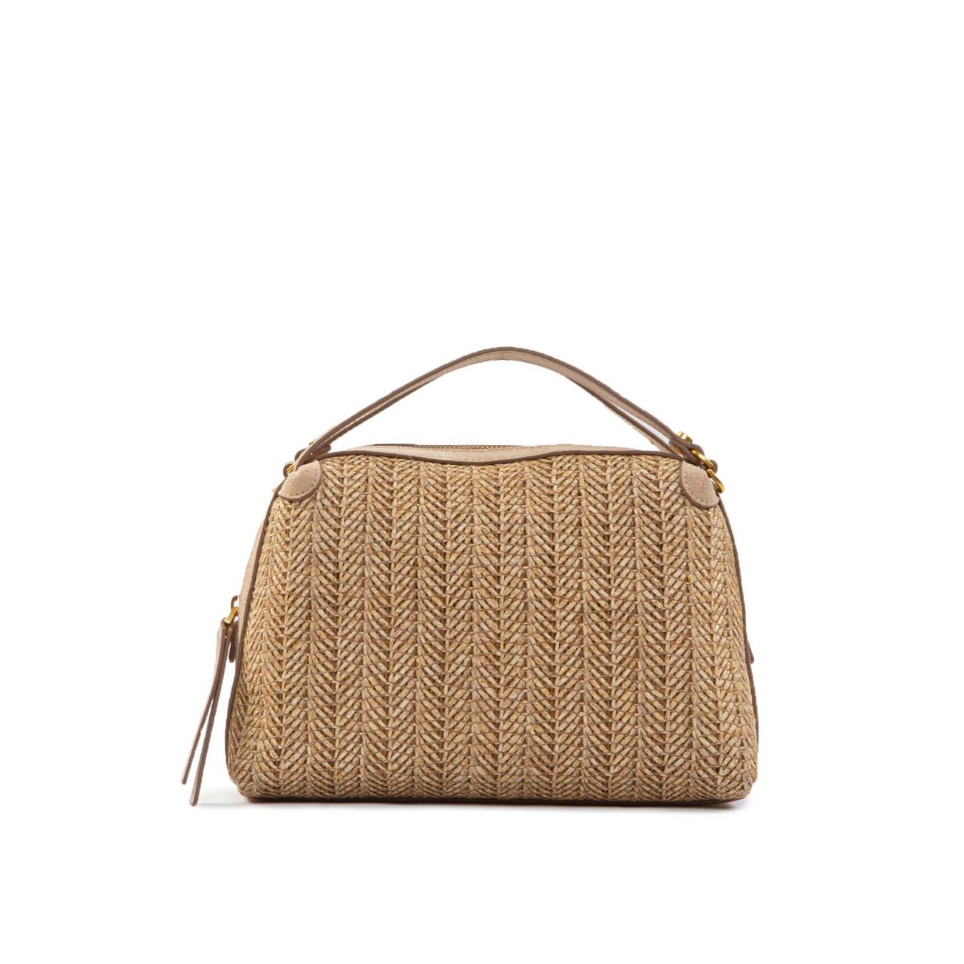 bauletto ALIFA paglia intrecciata beige