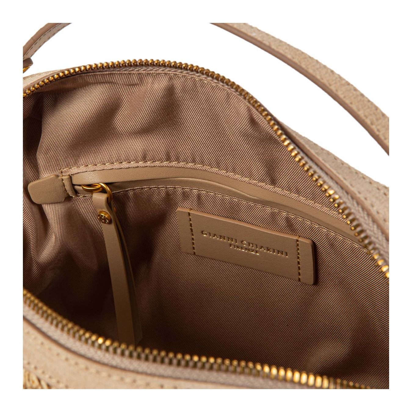 bauletto ALIFA paglia intrecciata beige interno