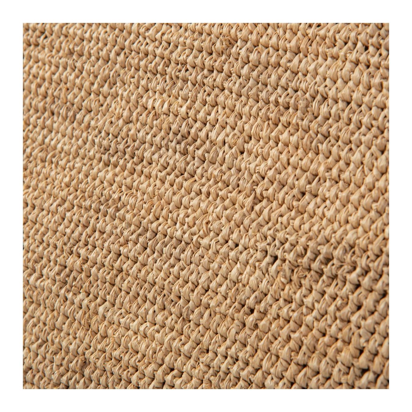 shopper VANILLA in raffia tea dettaglio materiale