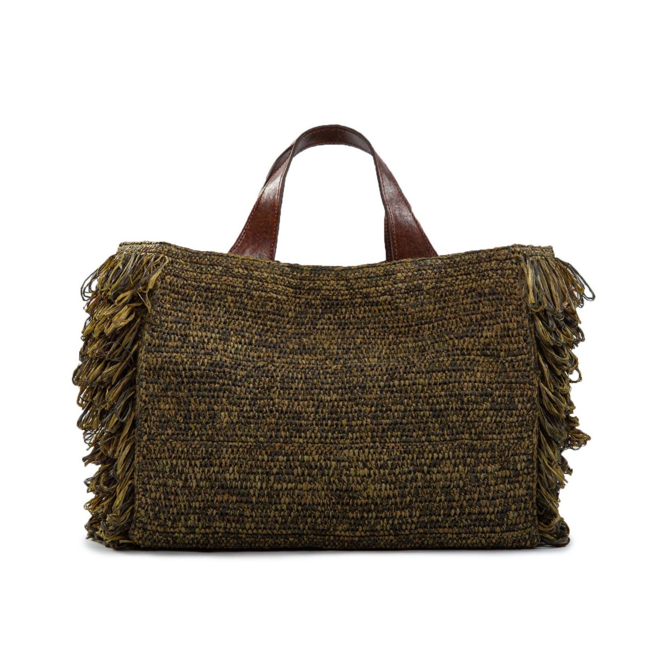 shopper frange laterali verde