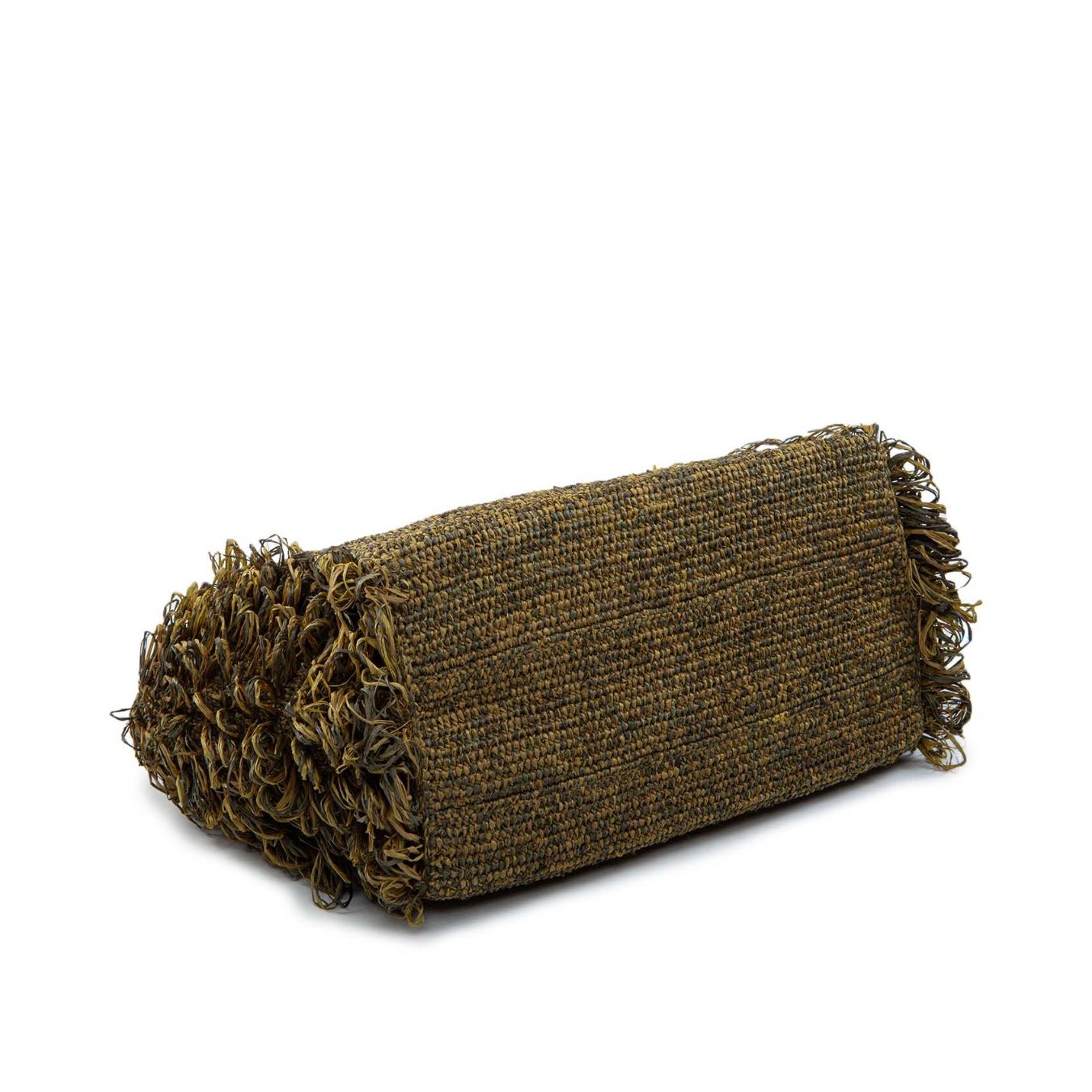 shopper frange laterali verde sotto