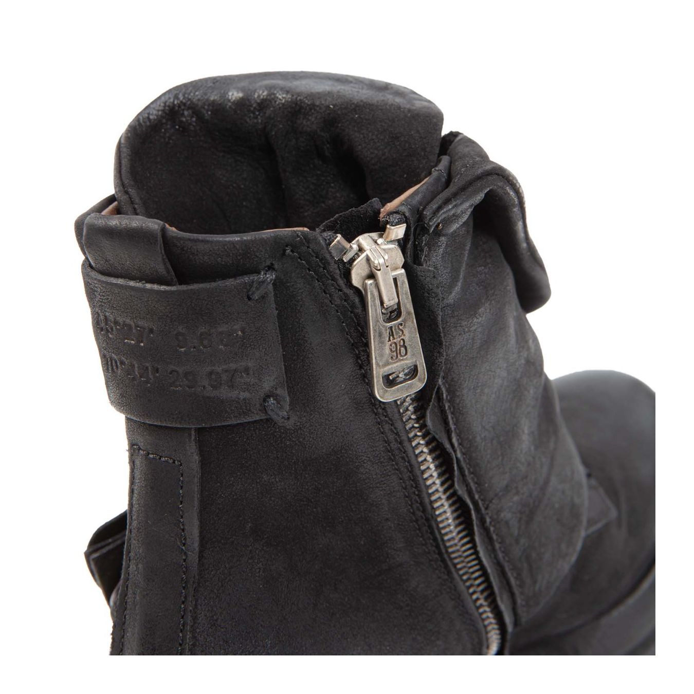 stivaletti neri as98 zip