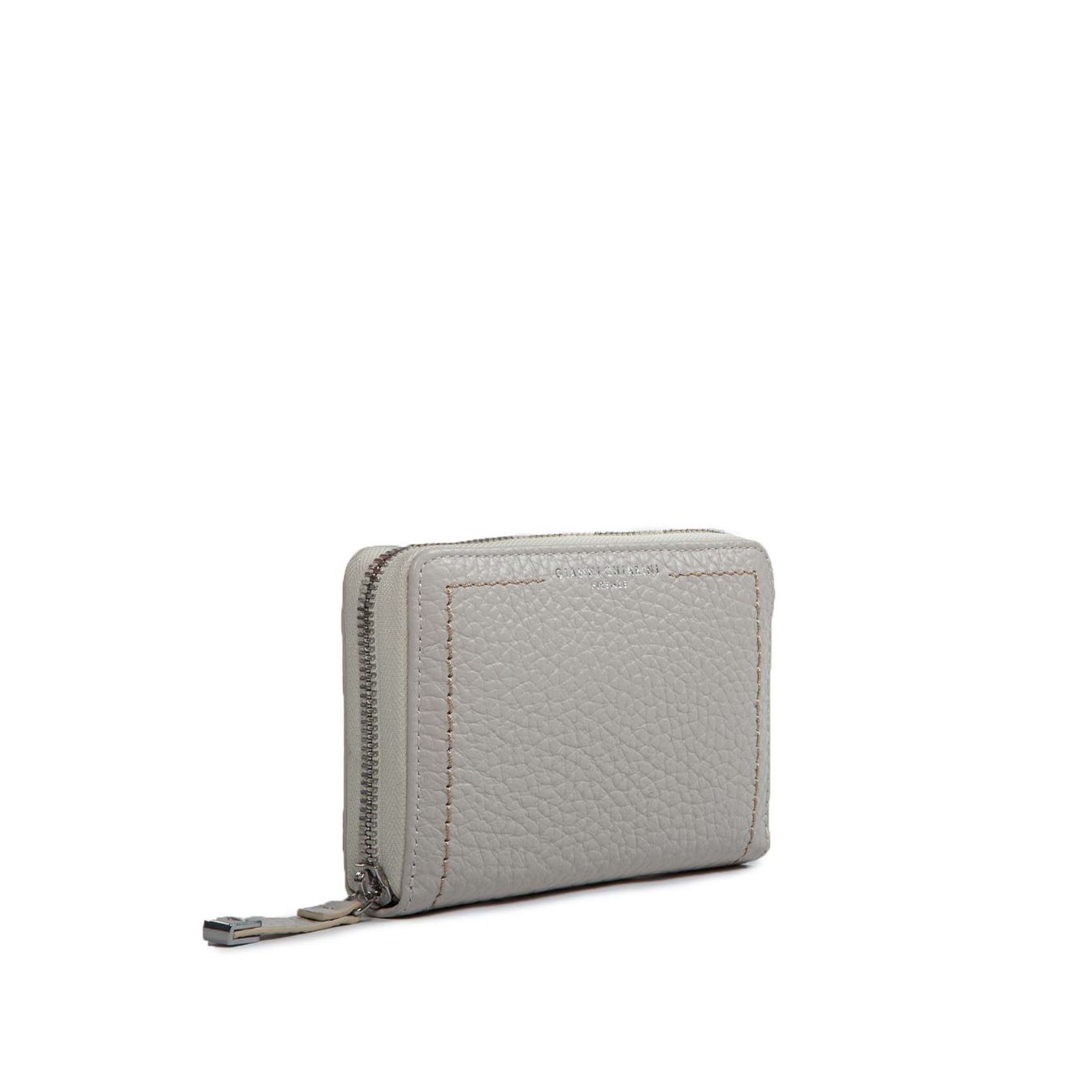 portafogli M zip around sabbia lato