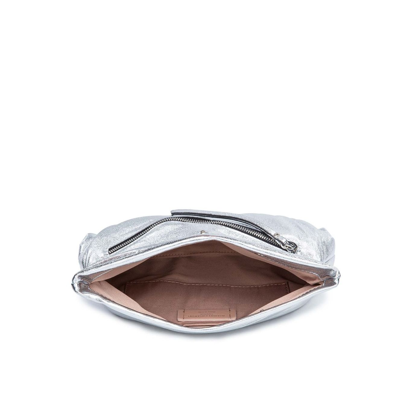 interno clutch argentata chiarini