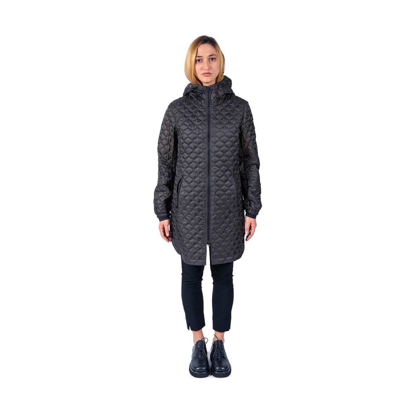 parka grigio fossil interno