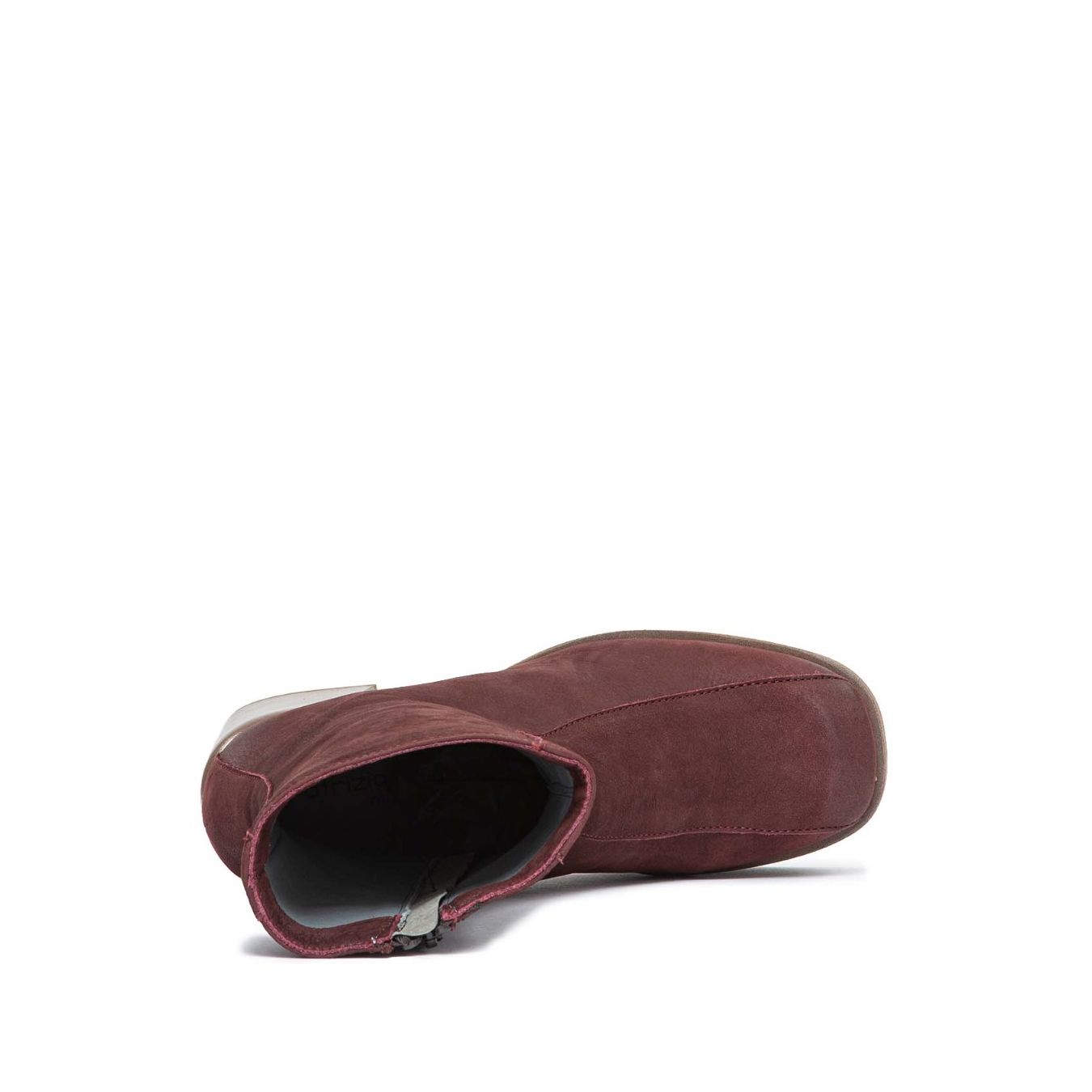 stivaletto camoscio bordeaux
