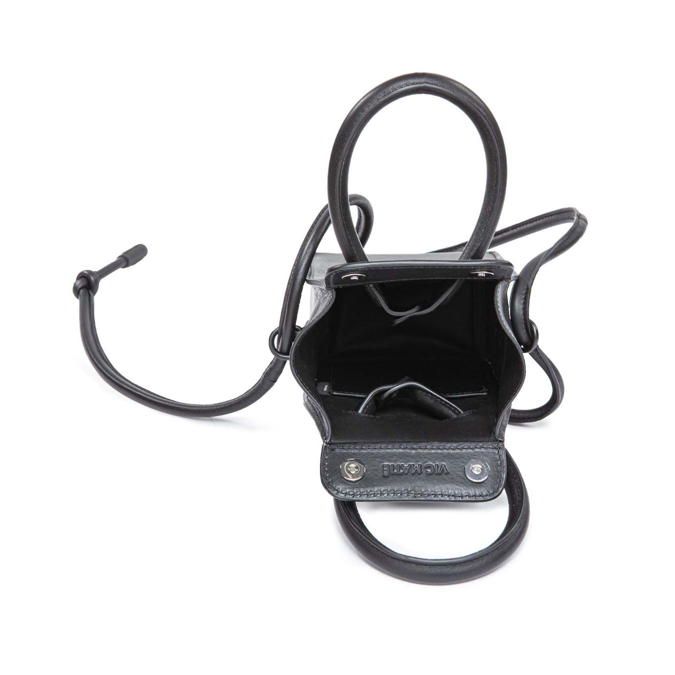 interno pochette pelle nera