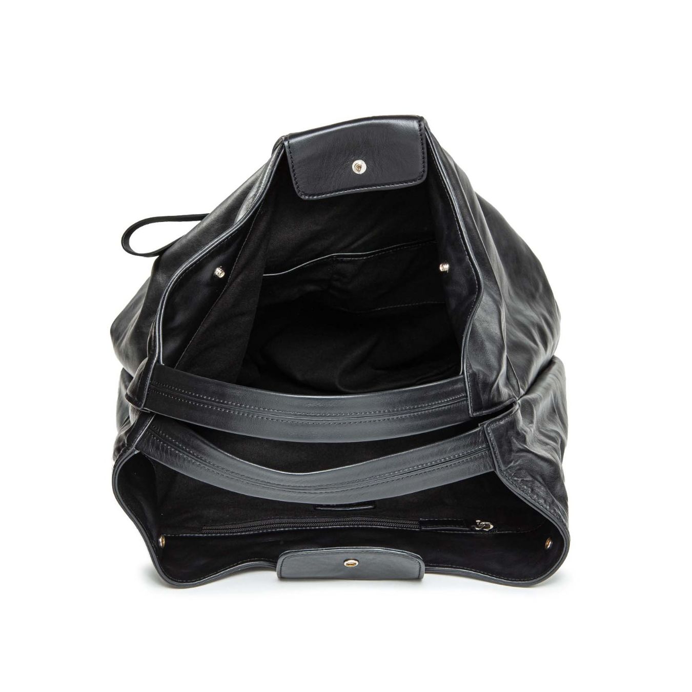 interno vic matie maxi shopper cuciture nero