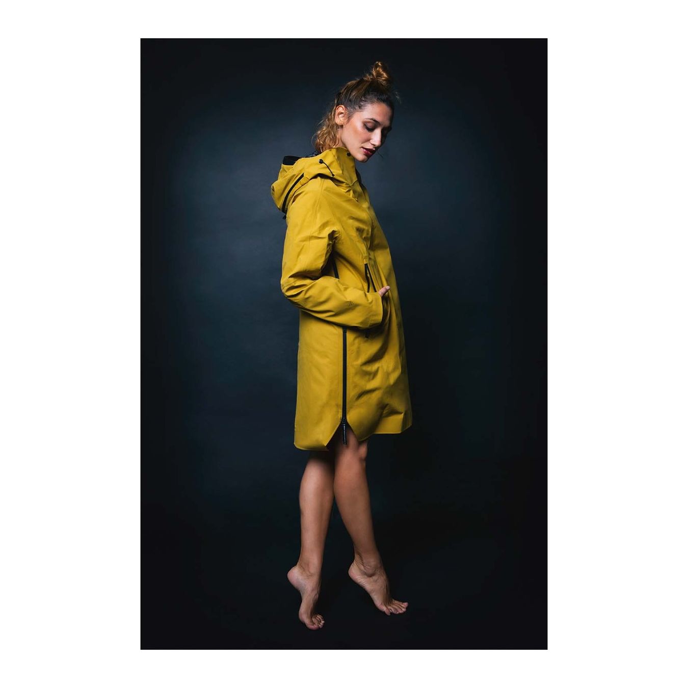 parka giallo donna