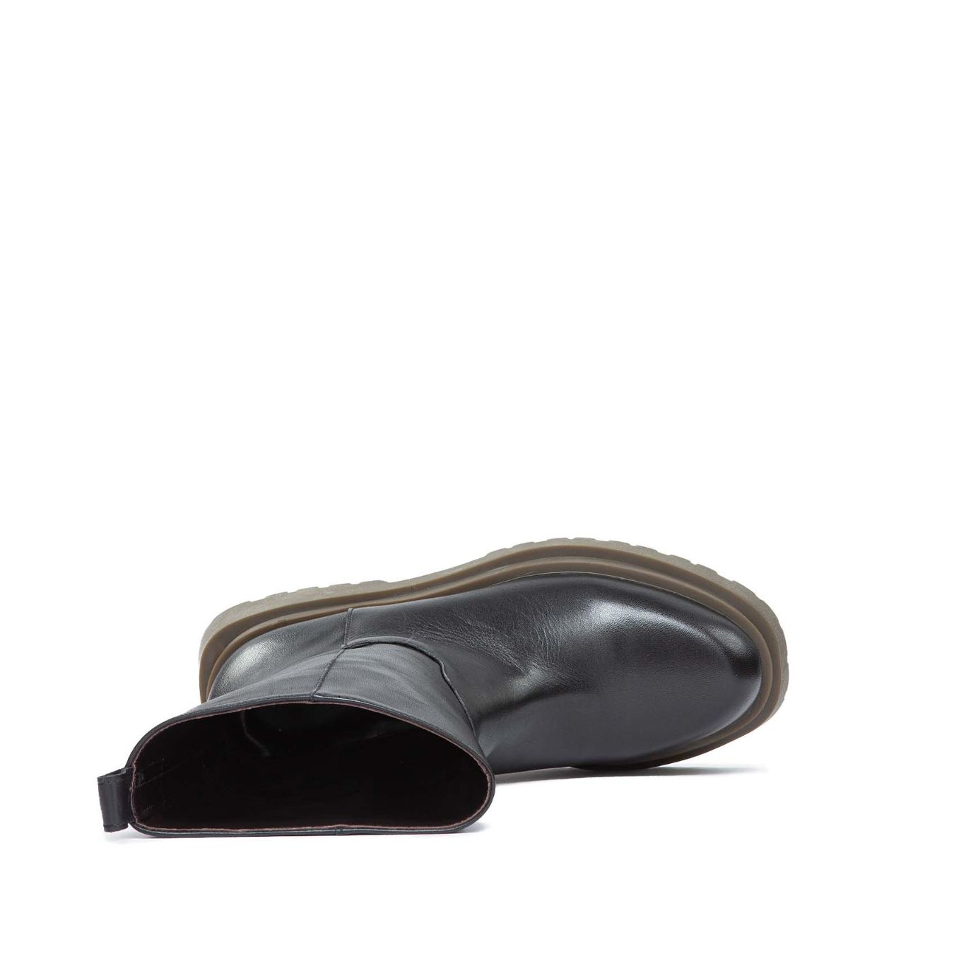 stivaletto donna pelle nera