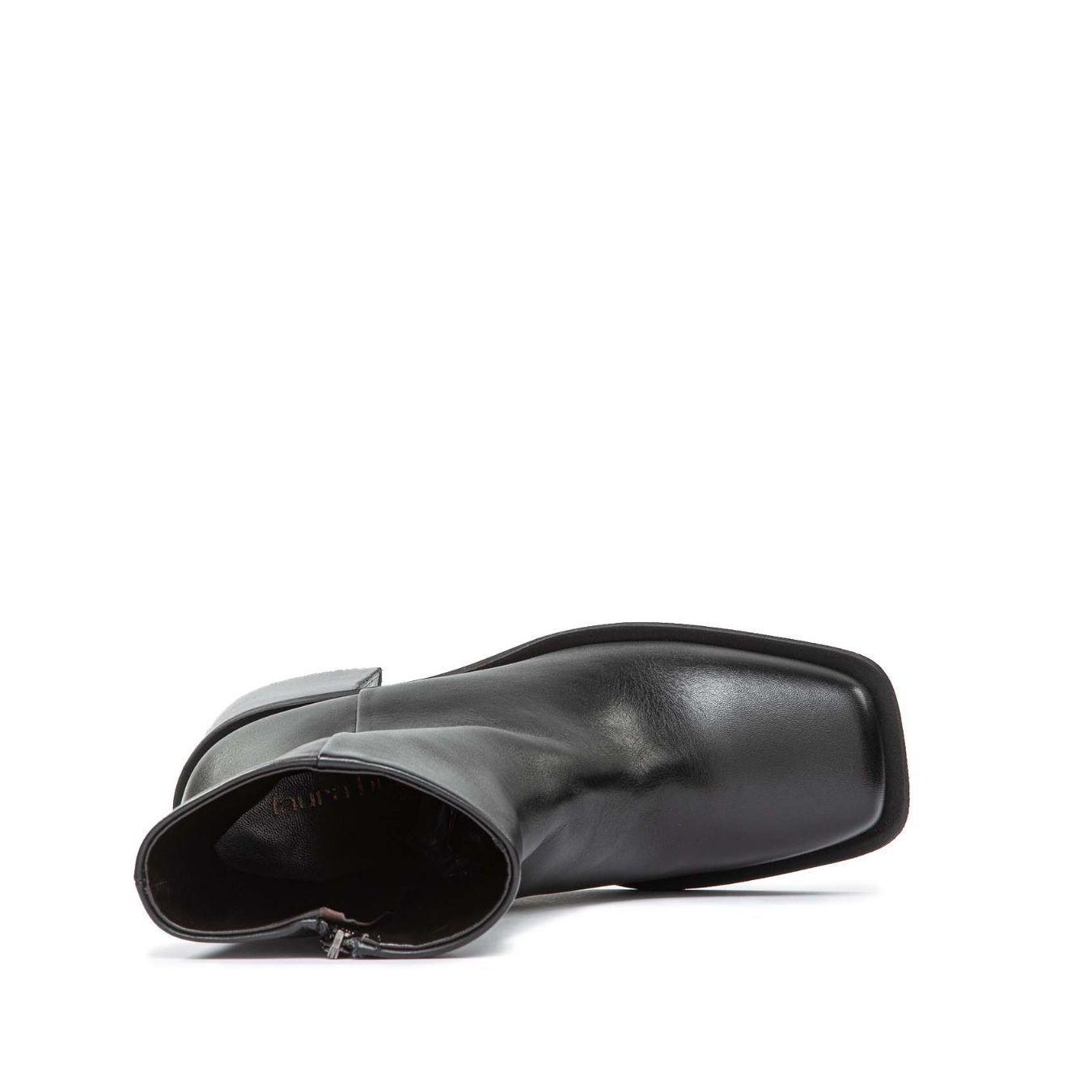 stivaletto in pelle nera laura bellariva
