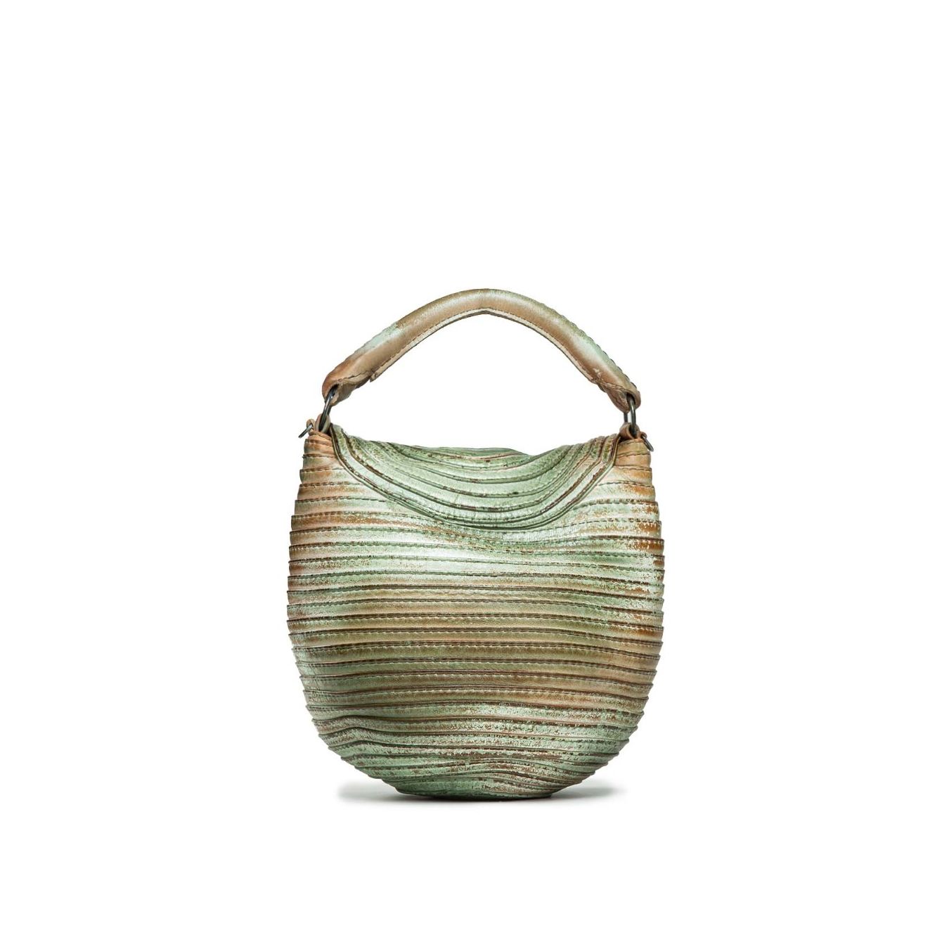 postina in pelle verde