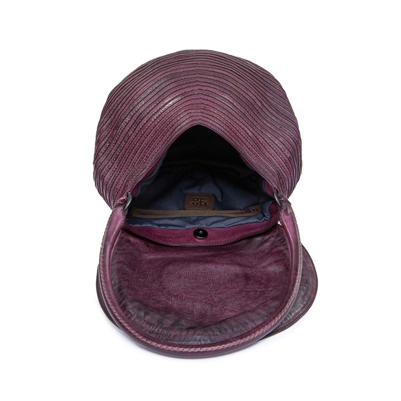 interni borsa a spalla majo pelle viola