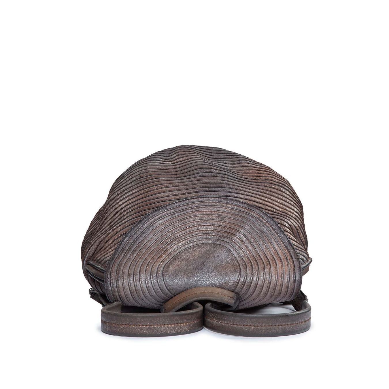 zaino in pelle marrone extracioccolato