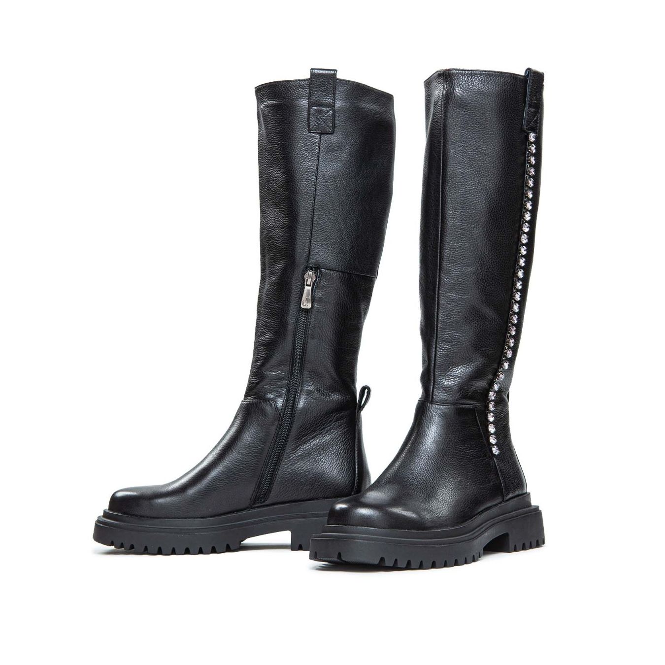 stivale nero donna