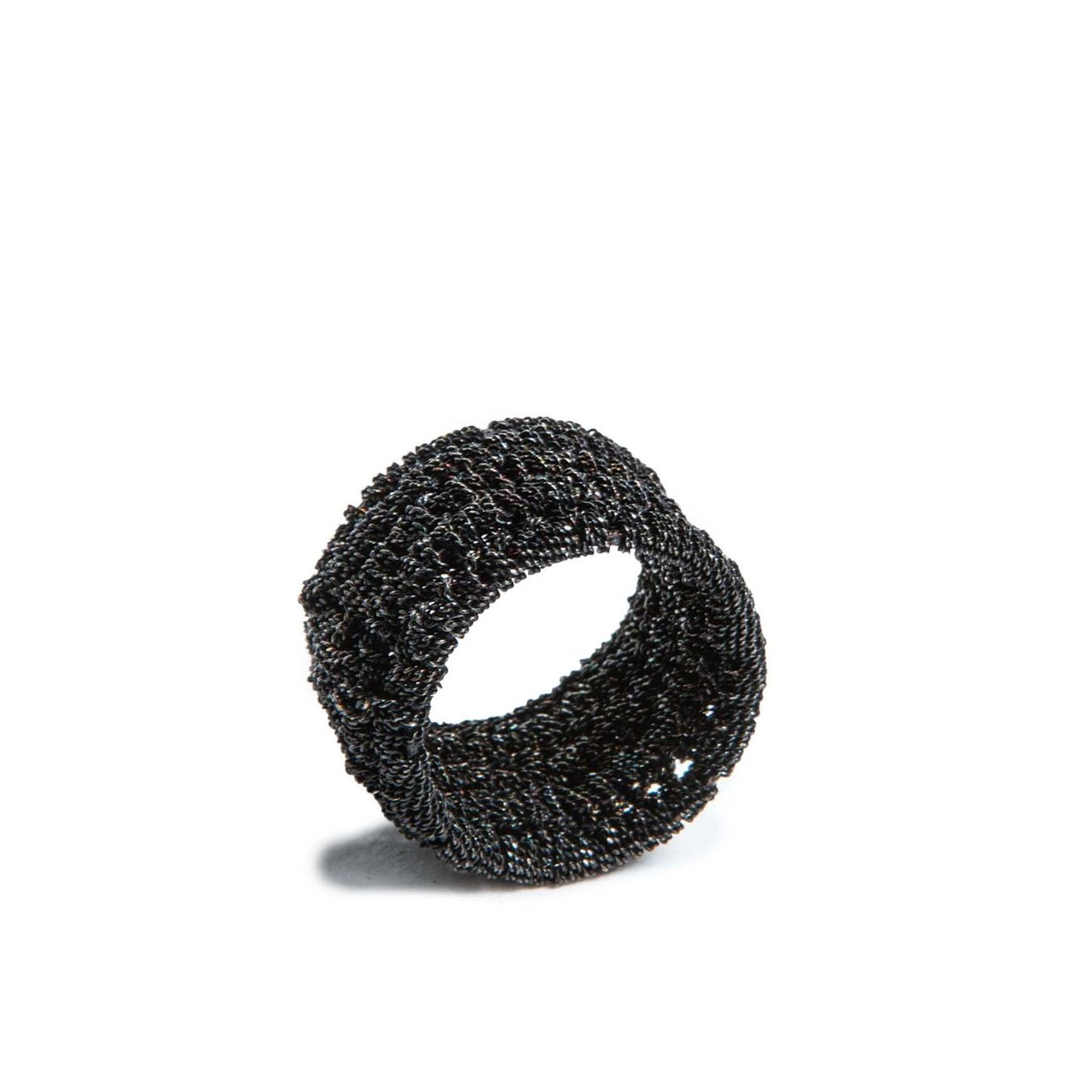 marcela salvador anello ESCLAVA in argento 925 nero 