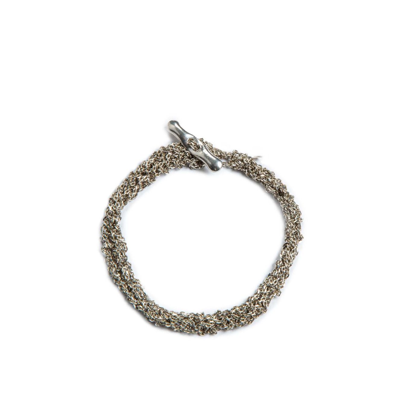 marcela salvador bracciale TRICOT in argento 925