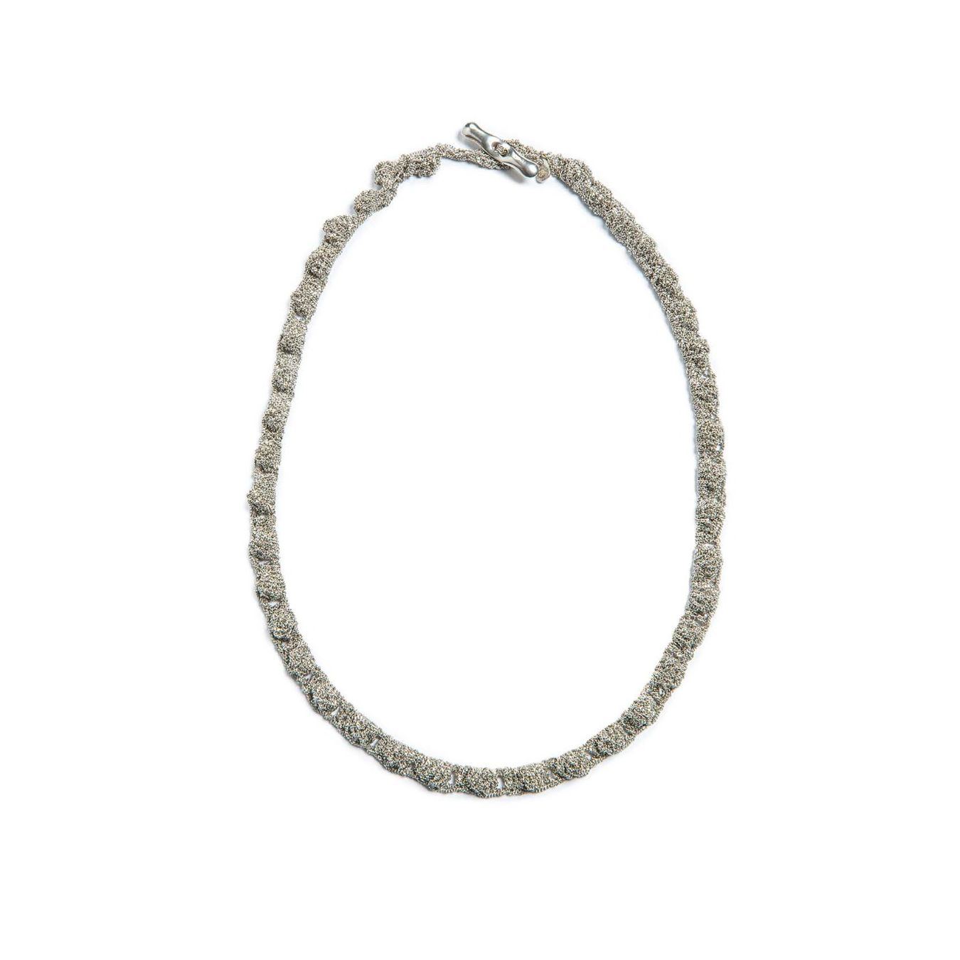 MARCELA SALVADOR COLLANA GRANITA IN ARGENTO 925 BIANCO