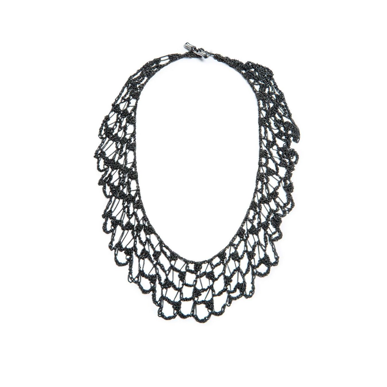 collana YAMILE in argento 925 nero  