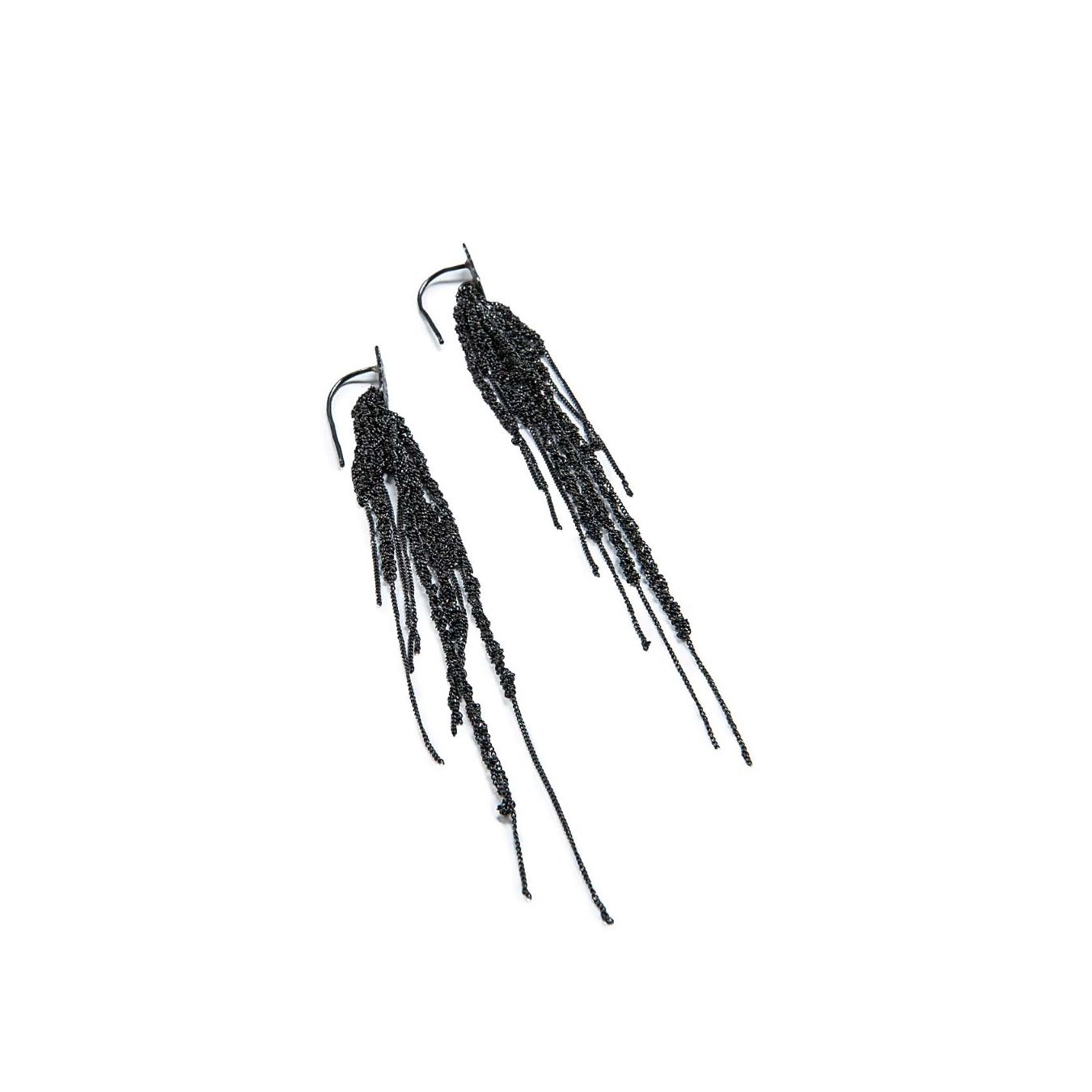 orecchini JAZZ in argento nero marcela