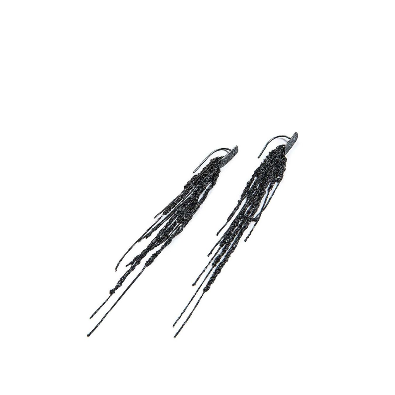 orecchini JAZZ in argento nero 