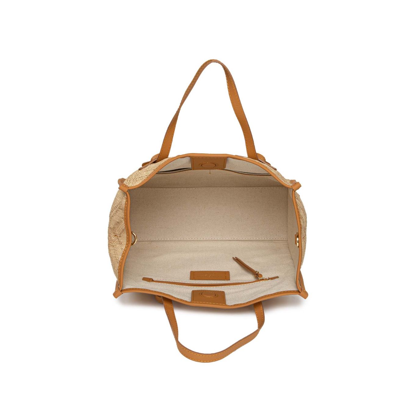 shopper MARCELLA media in raffia jacquard 