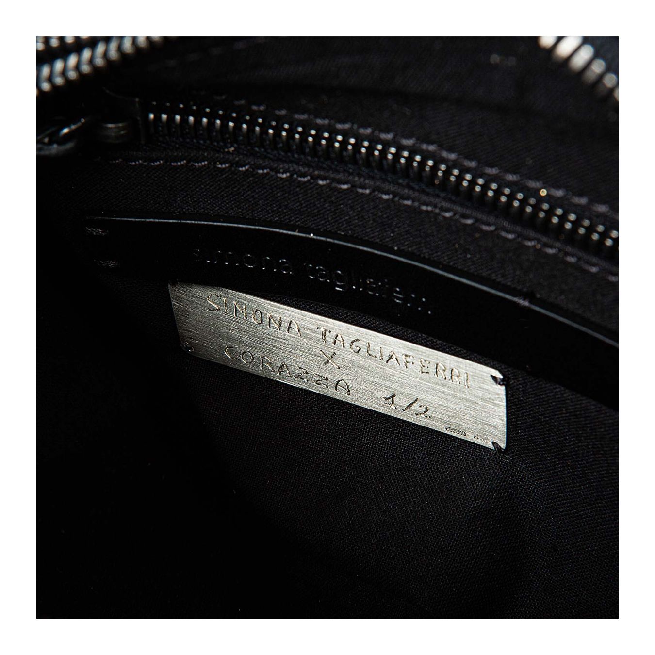 mini shopper ANIMA oro e nera 
