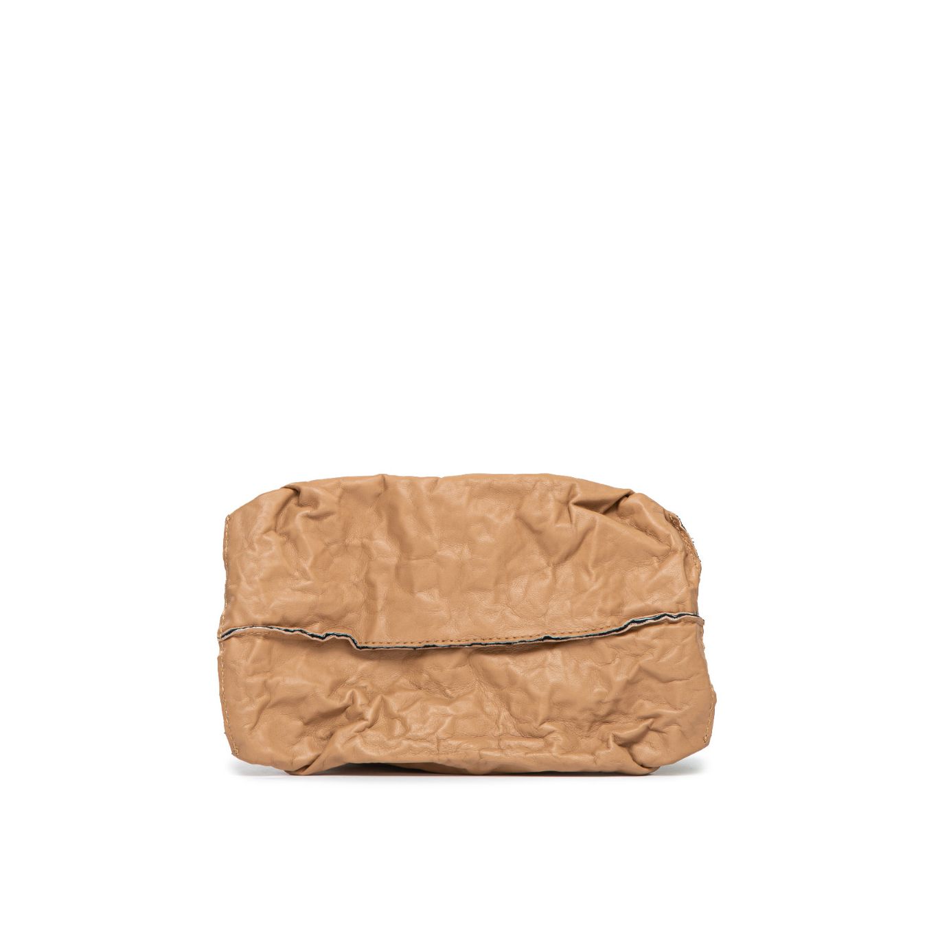 mini shopper ANIMA in pelle cammello