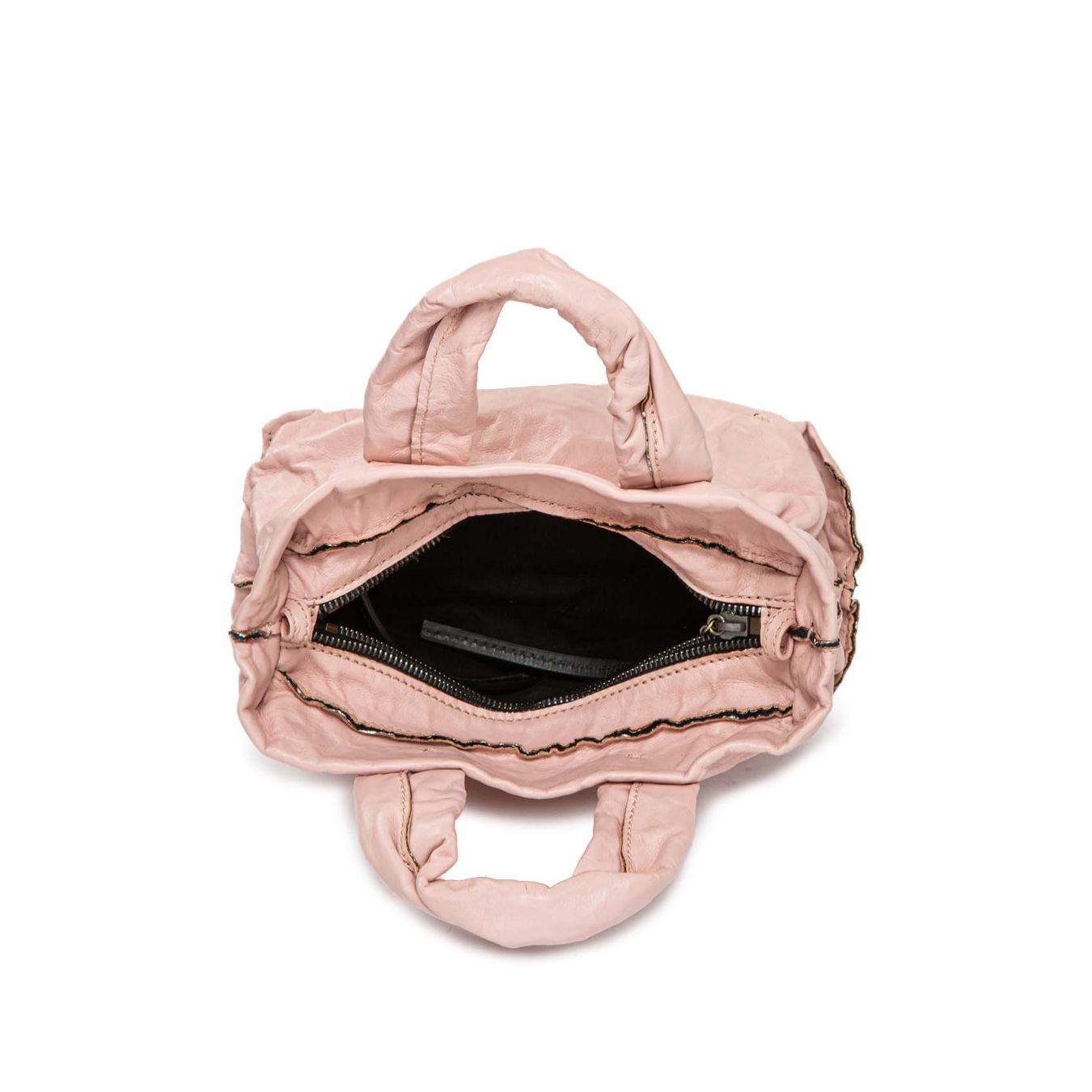 mini shopper ANIMA in pelle rosa 