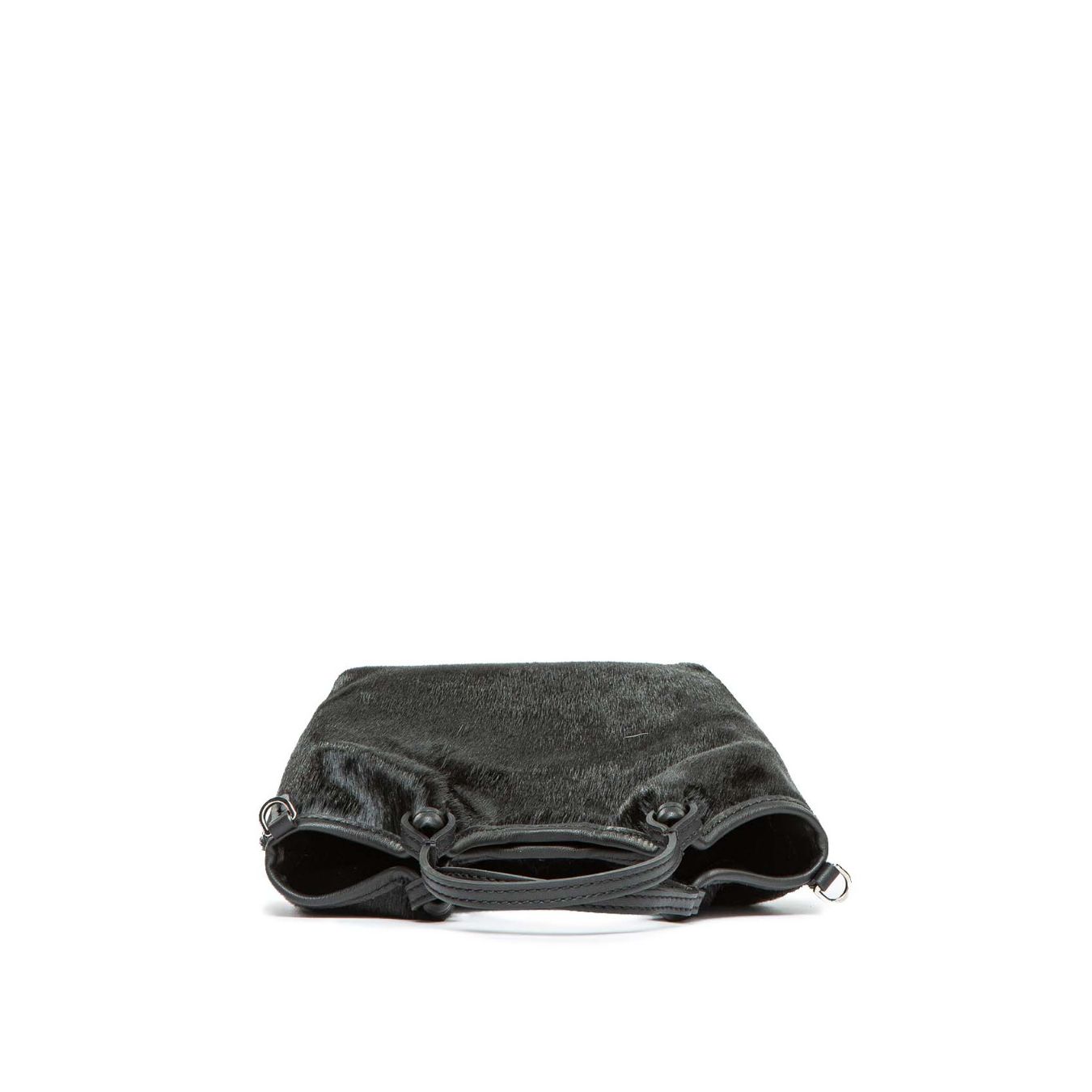 mini shopper DUA in cavallino nero 