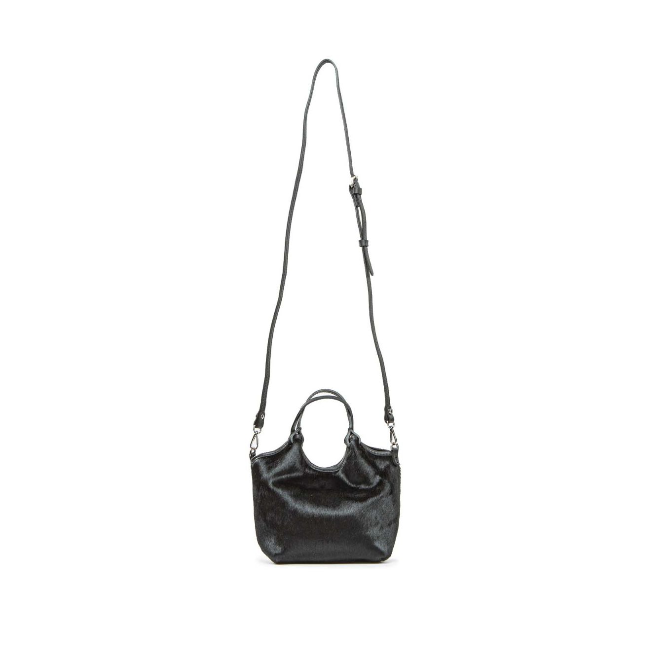 mini shopper DUA in cavallino nero 