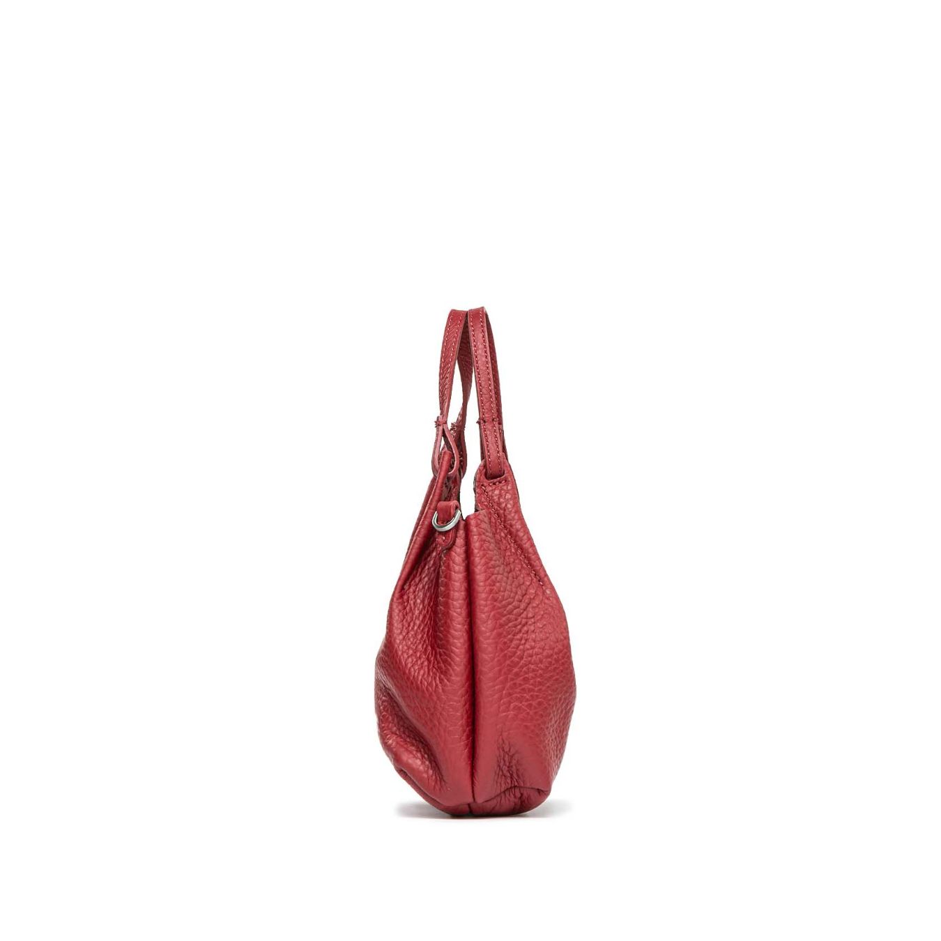 mini shopper DUA in pelle rossa 