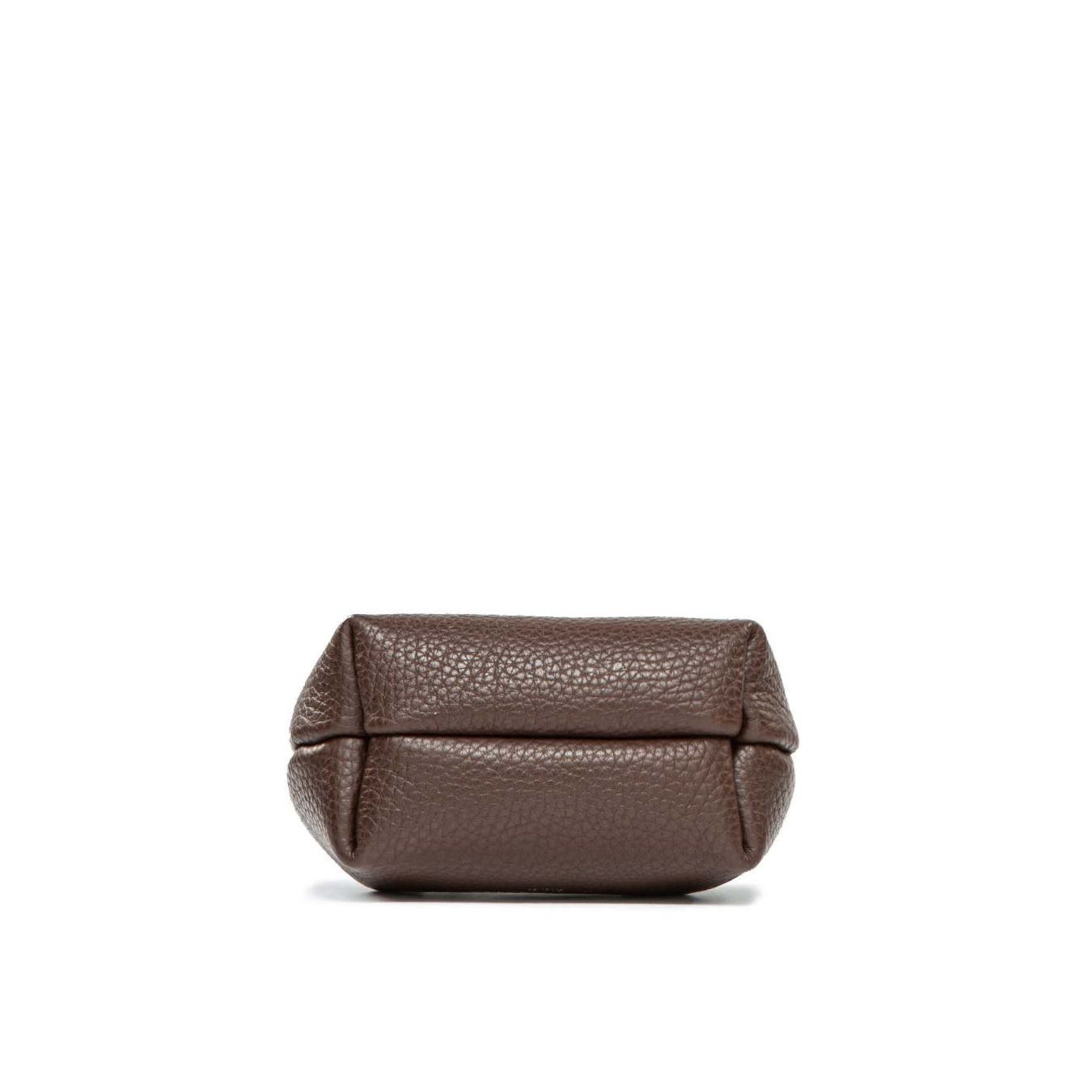 mini shopper DUA in pelle marrone 