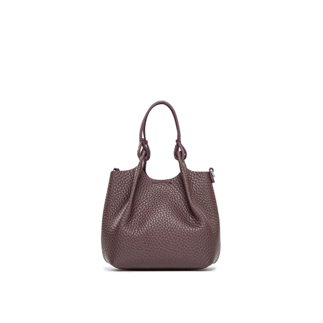 mini shopper DUA in pelle viola 