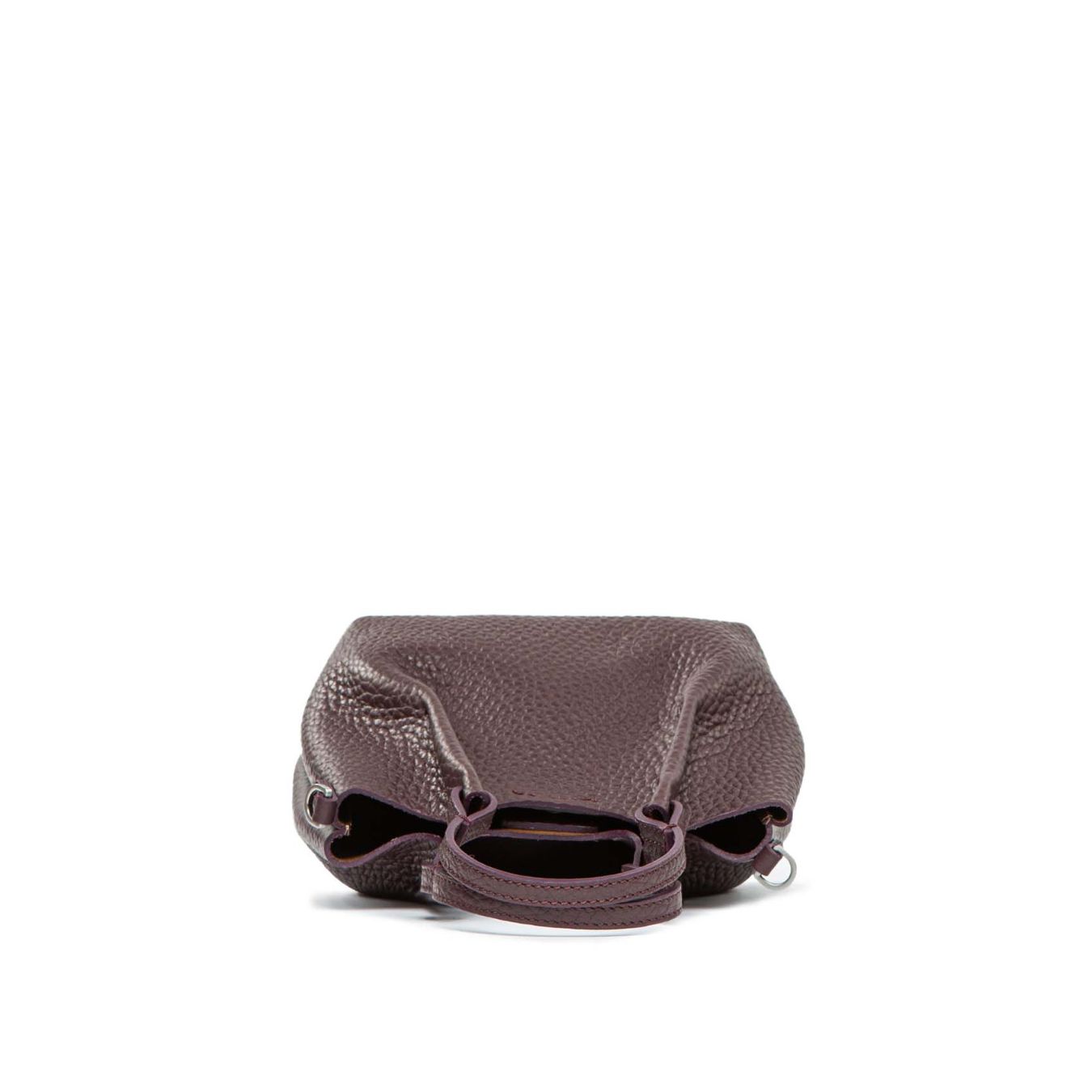 mini shopper DUA in pelle viola 