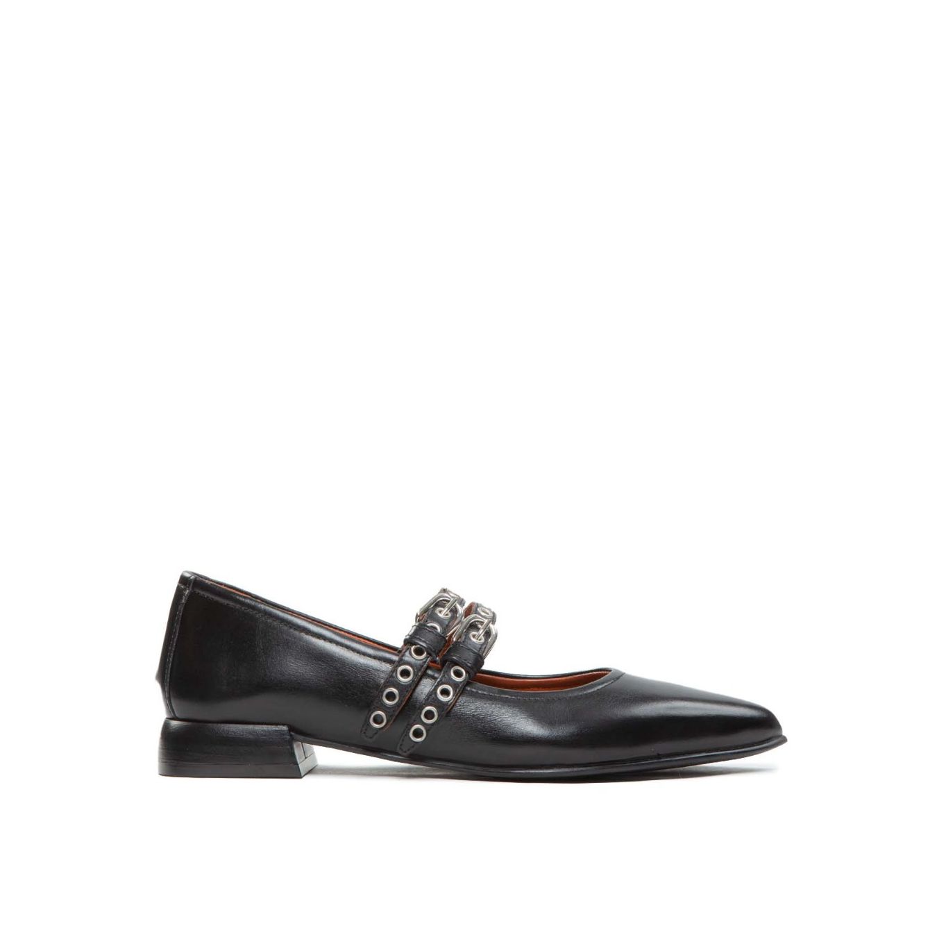 ballerina PORTOFINO in pelle nera 