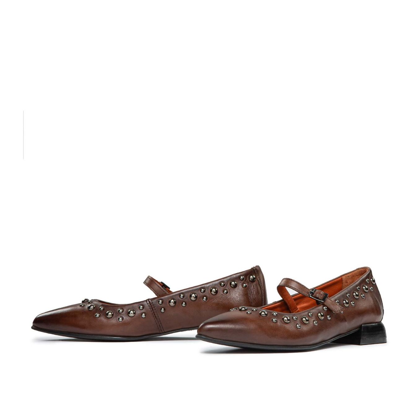 mjus bebe PORTOFINO in pelle castagna cuoio