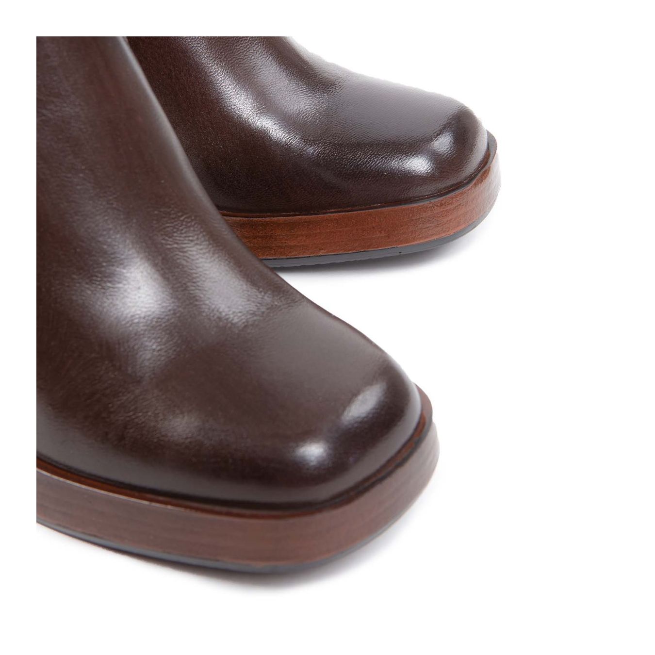 stivali MICAELA in pelle moka mjus donna