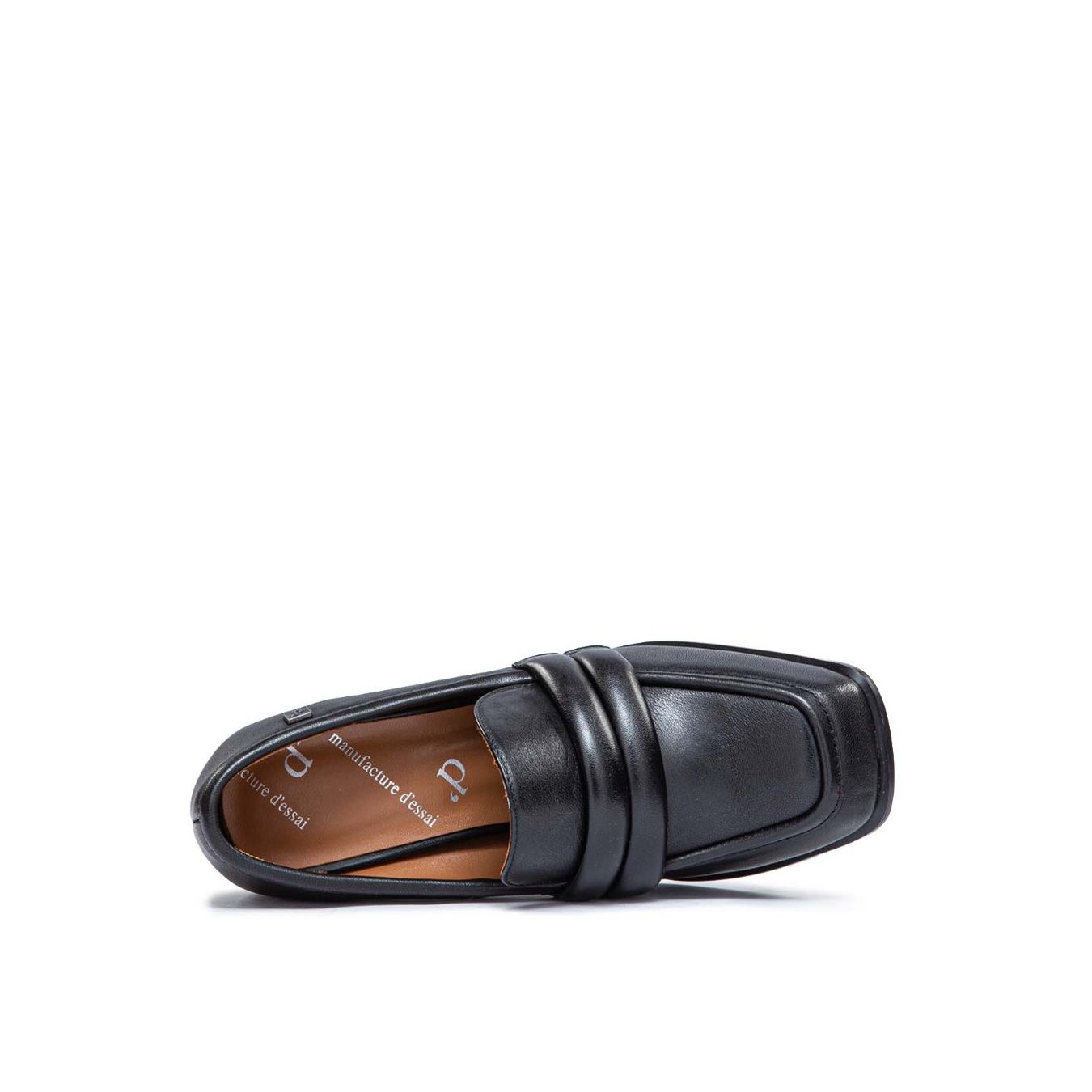 mocassino con tacco in nappa manufacture dessai