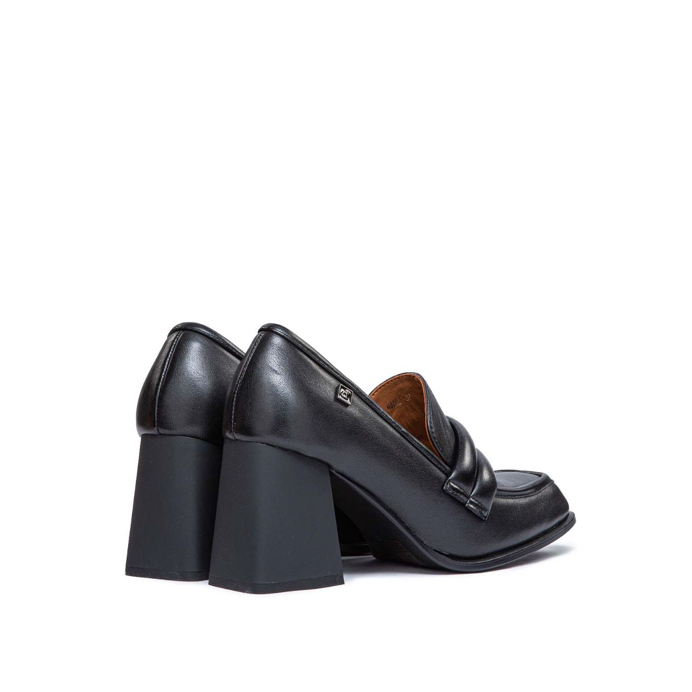 mocassino con tacco in nappa manufacture dessai