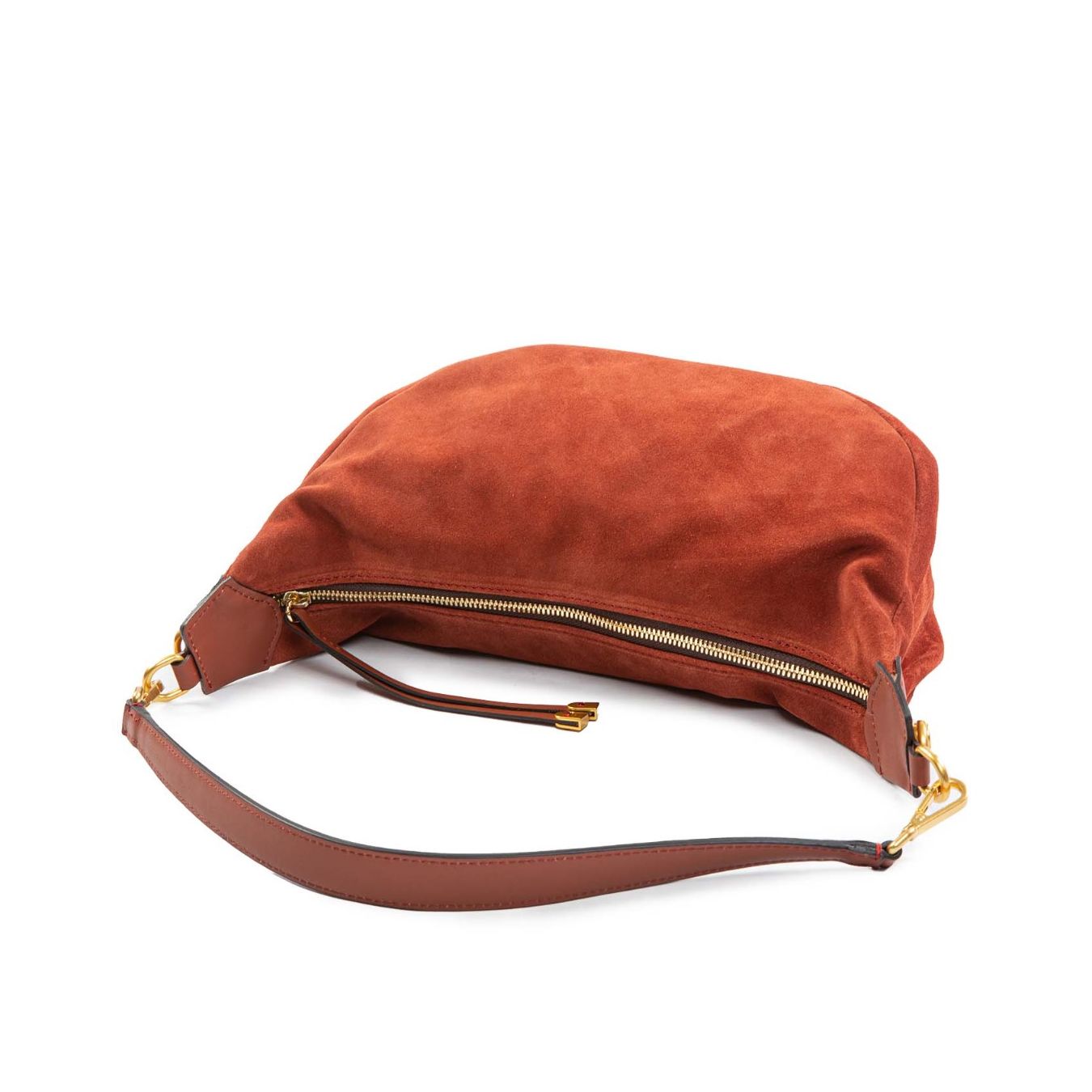 monospalla AISHA brick red sopra