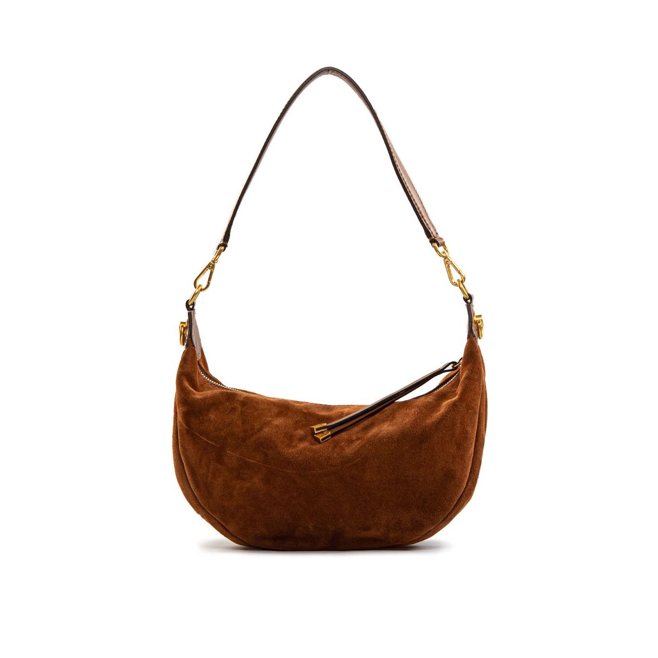 monospalla AISHA in camoscio cognac